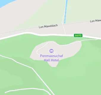 map for Penmaenuchaf Hotel