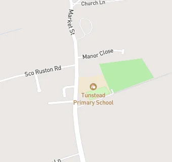 map for Tunstead Primary School