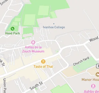 map for Ashby Holistic Centre