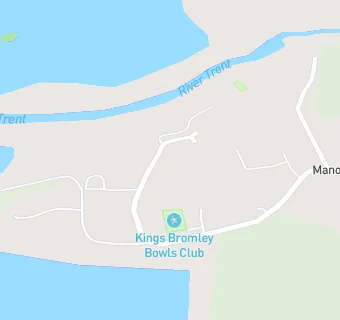 map for Kings Bromley Bowling Club