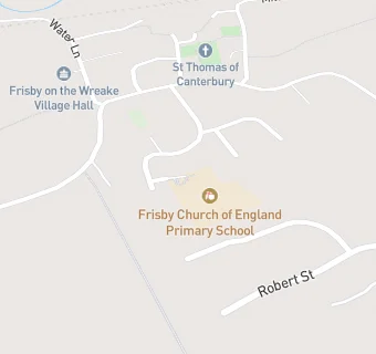 map for Frisby Church of England Primary School