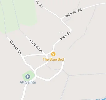 map for The Blue Bell Inn