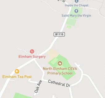 map for North Elmham CEVA Primary School part of Flourish Federation