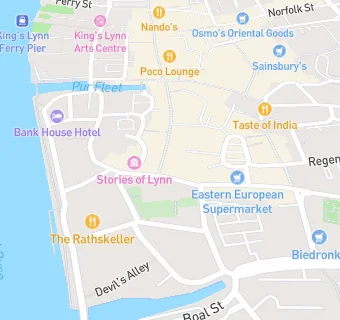 map for Pizza Express