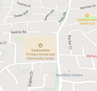 map for Swallowdale Primary School and Community Centre