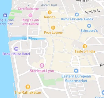 map for The Street Bar And Restaurant Limited