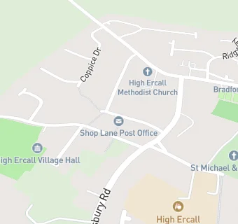 map for High Ercall General Stores