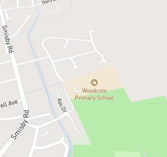 map for Woodcote Primary School