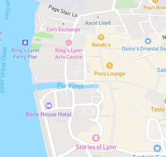 map for Mydentist, Purfleet Street, Kings Lynn