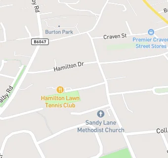 map for Hamilton Lawn Tennis Club