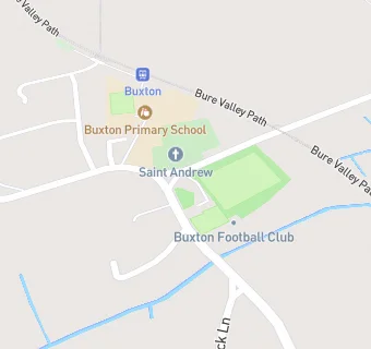 map for Buxton Village Hall