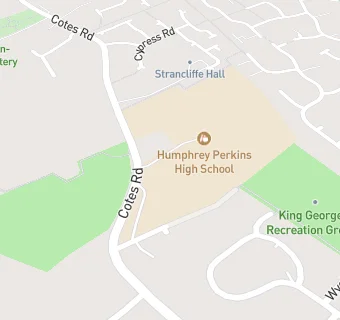 map for Humphrey Perkins High School & Community Centre Barrow Upon Soar