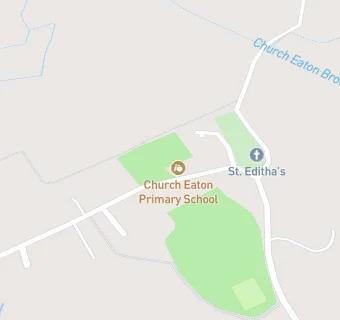 map for Church Eaton Primary School