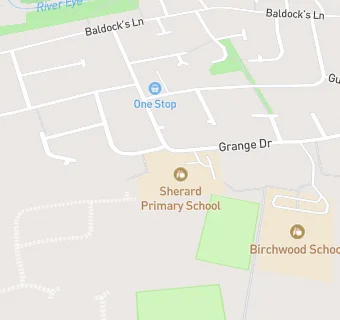 map for Sherard Primary School