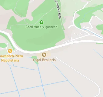 map for Ysgol Gynradd Llanelltyd