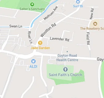 map for Gayton Road Dental Clinic