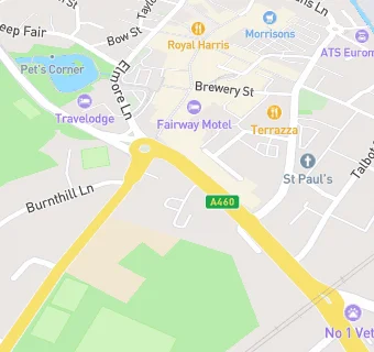 map for Horse Fair Care Home