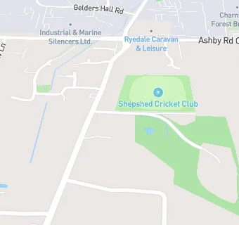 map for Shepshed Cricket Club