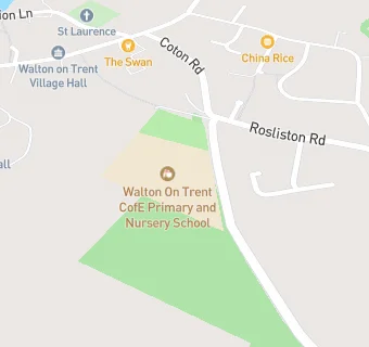 map for Walton-on-Trent CofE School