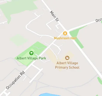 map for Albert Village Primary School