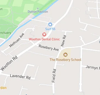 map for Rosebery Avenue First School