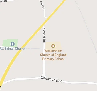 map for Weasenham VC Primary School