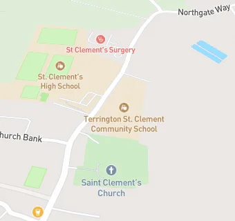 map for Terrington St Clement Junior School