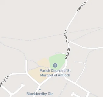 map for Blackfordby St Margaret's Church of England (Aided) Primary School