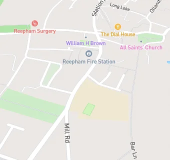 map for Reepham Primary School