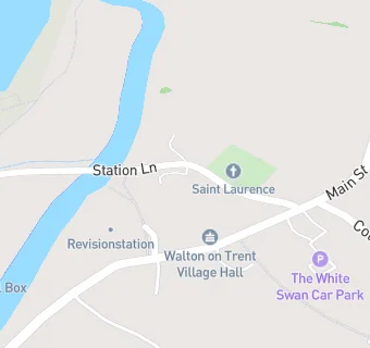 map for Walton On Trent Cricket Club