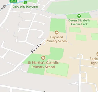 map for St Martha's Catholic Primary School, Kings Lynn