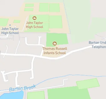 map for Thomas Russell Infants School