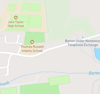 map for Thomas Russell Infants School