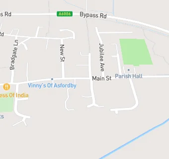 map for Vinny's Of Asfordby