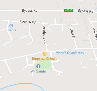 map for Asfordby Chippy