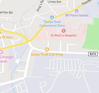 map for Saxby Road Cob Shop