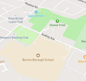 map for The Burton Borough School