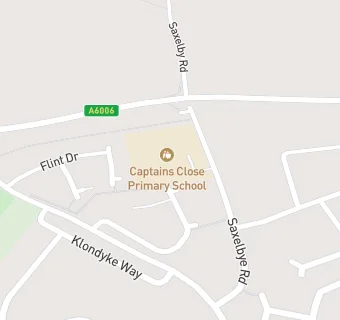 map for Captains Close Primary School