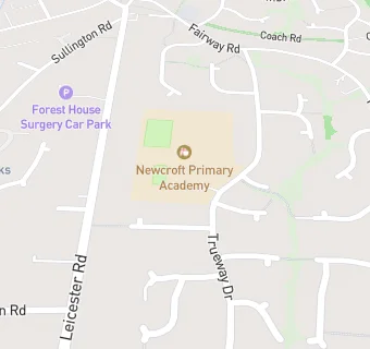 map for Newcroft Primary Academy