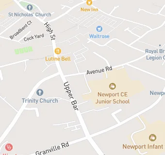 map for Newport Church of England Voluntary Controlled Junior School