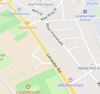 map for Loughborough Grange