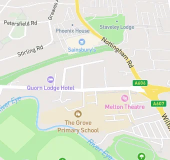 map for Melton Mowbray & District RAFA, Tornado Club