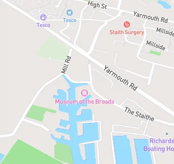 map for Museum Of The Broads