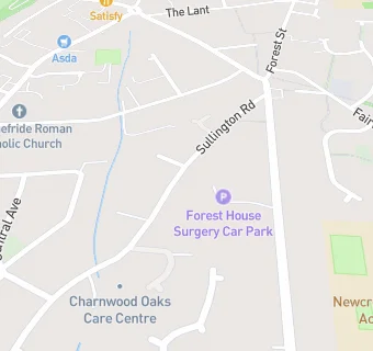 map for Acorn Close Care Centre