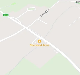 map for The Chetwynd Arms