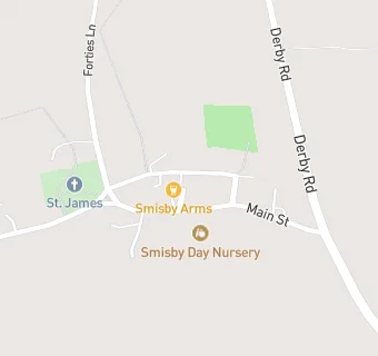 map for The Smisby Arms