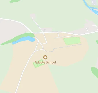 map for Adcote School