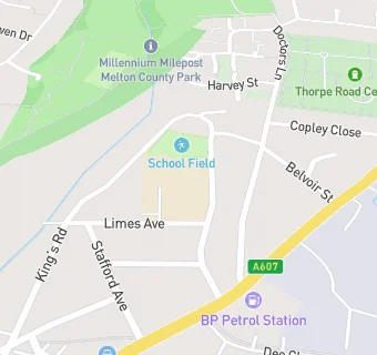 map for Brownlow Primary School