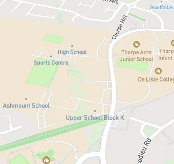 map for Charnwood College (Upper)