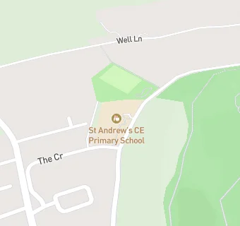 map for St Andrew's CofE Primary School